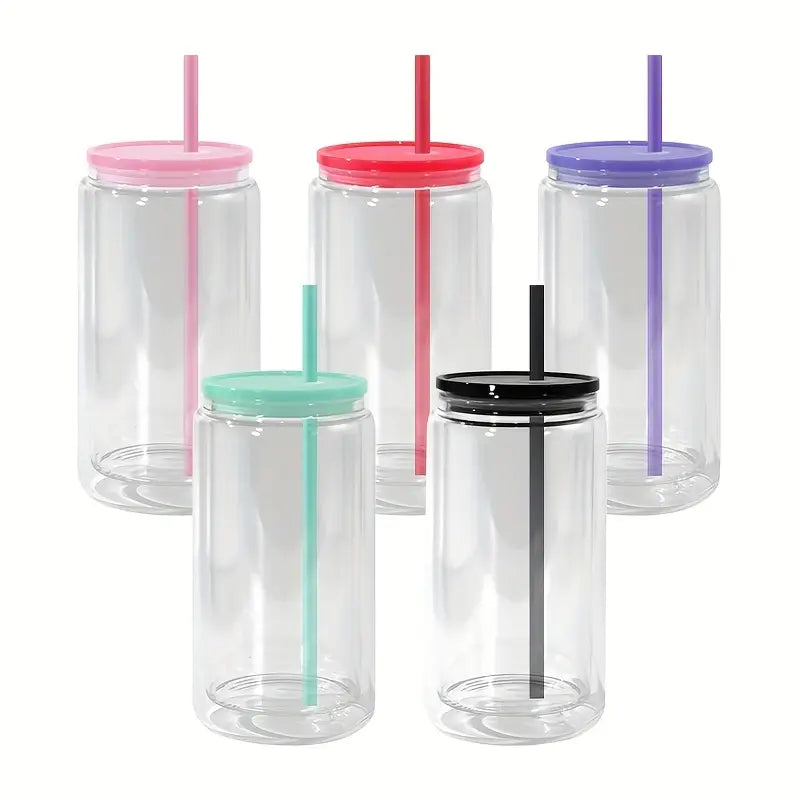 16 oz Acrylic Snow Globe Cup